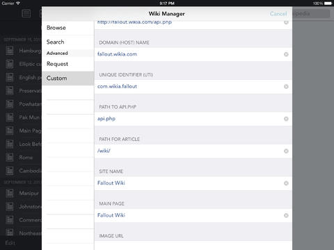 Wikipanion Plus iPad