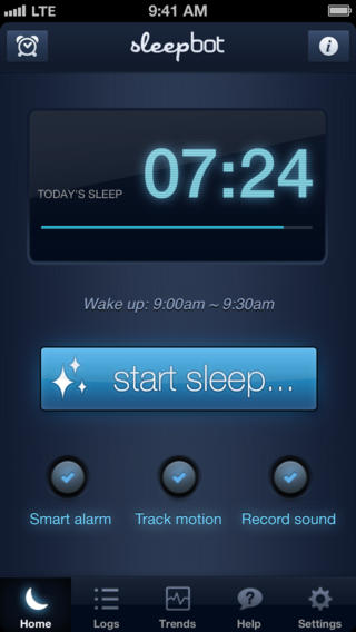 SleepBot iphone